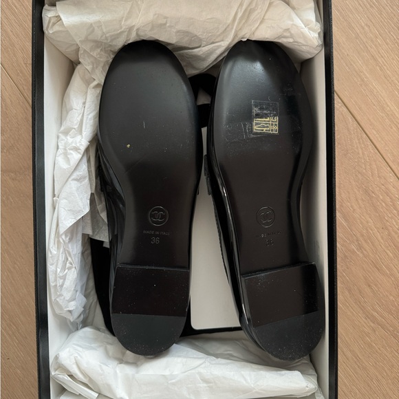 BNIB Chanel Patent Loafers - Picture 3 of 4